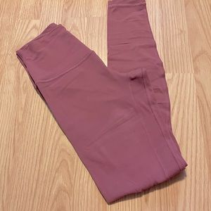 lululemon align leggings 28” size 4 plumful